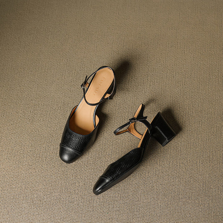 Alina Genuine Leather Pumps