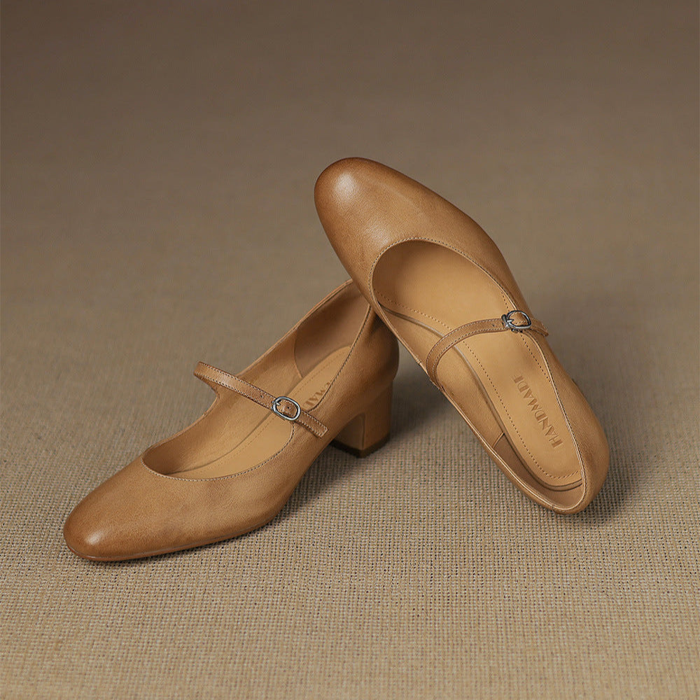 Cyra Genuine Leather Pumps