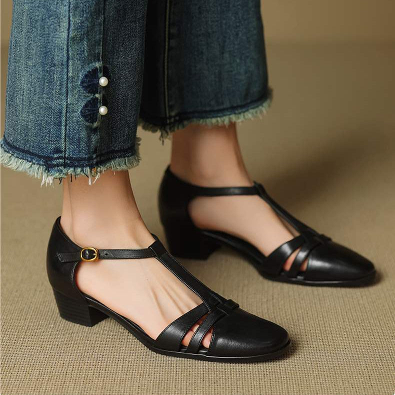 Daria Genuine Leather Flats