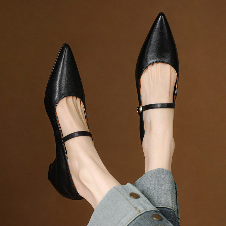 Mirelle Genuine Leather Heels