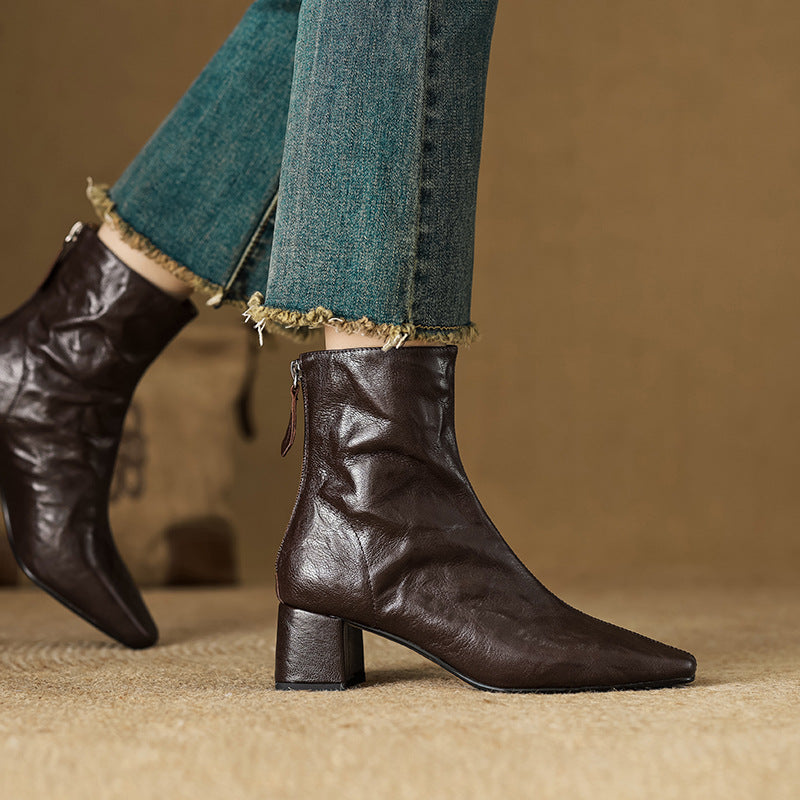 Riona Genuine Leather Boots
