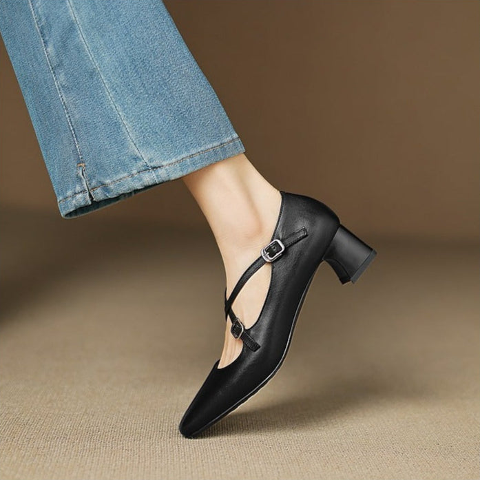 Ketra Genuine Leather Heels