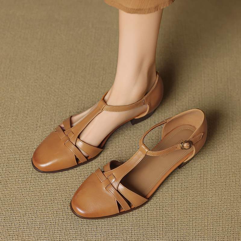 Daria Genuine Leather Flats