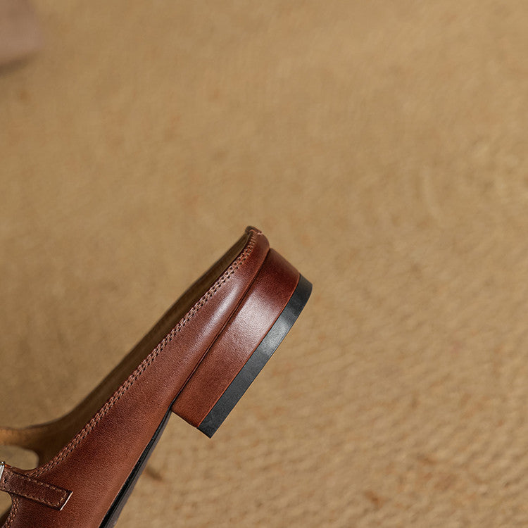 Monro Genuine Leather Mule