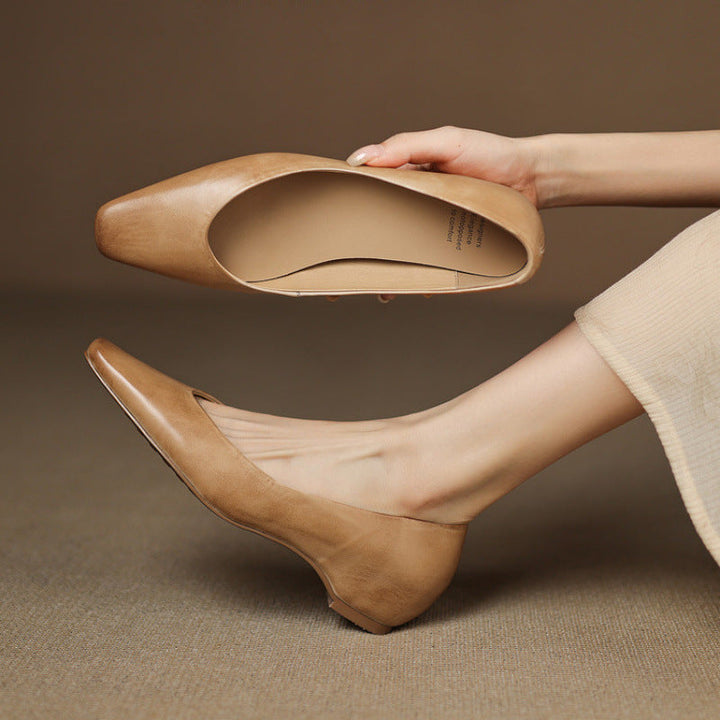 Mylie Genuine Leather Flats