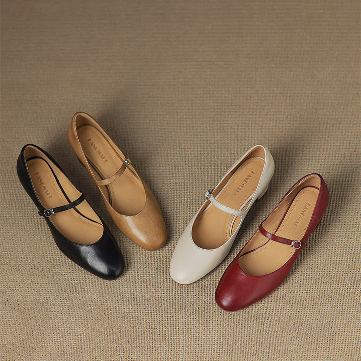 Cyra Genuine Leather Pumps