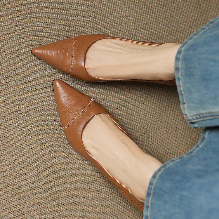 Edah Genuine Leather Heels