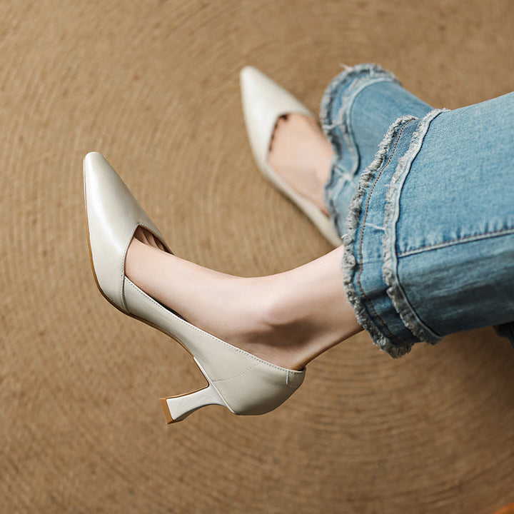 Morae Genuine Leather Heels