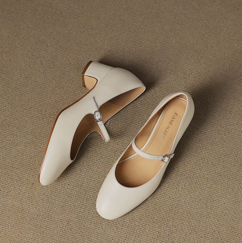 Cyra Genuine Leather Pumps