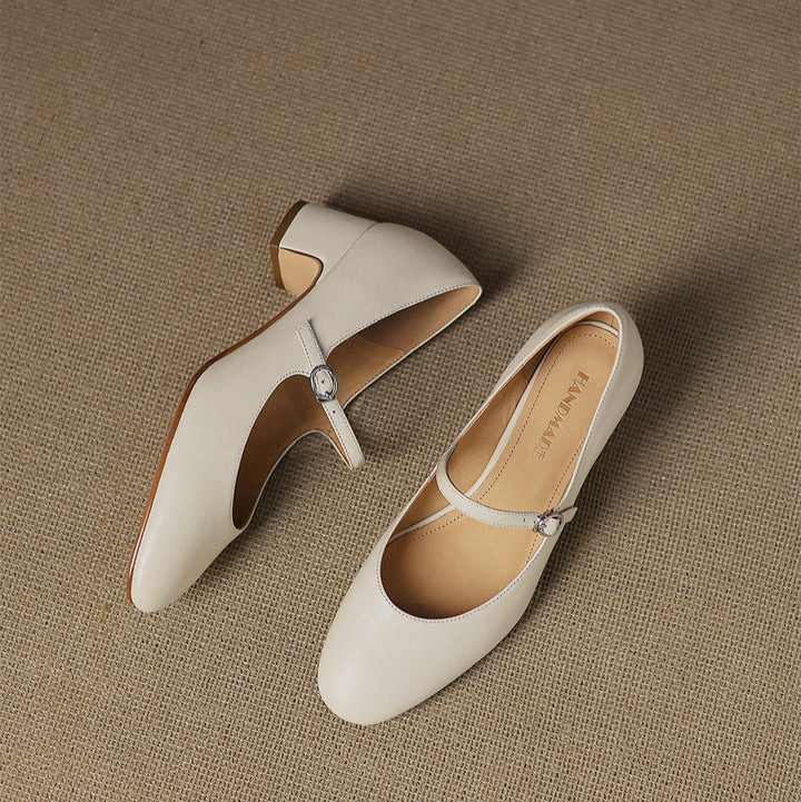 Cyra Genuine Leather Pumps