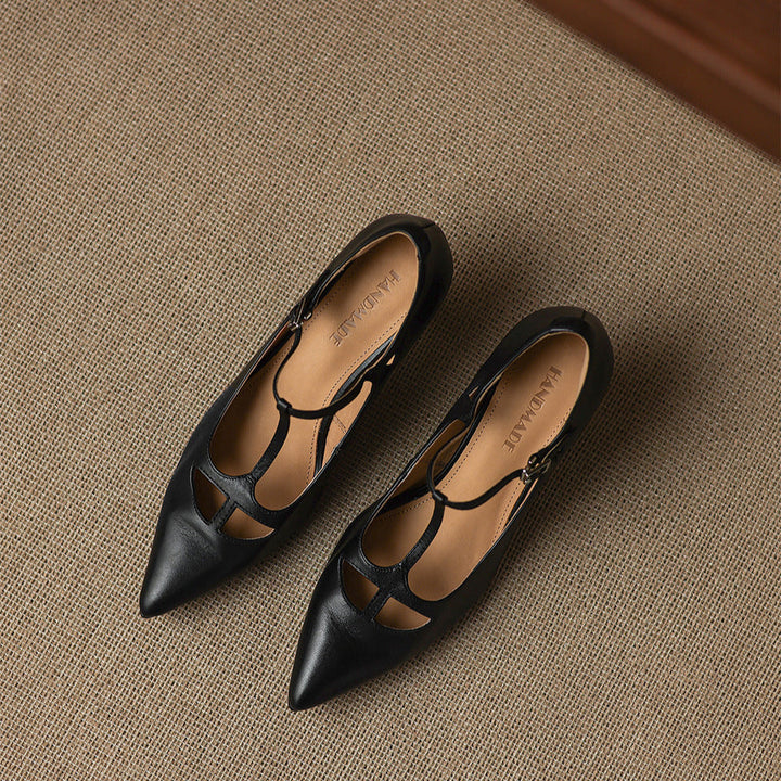 Marcele Genuine Leather Pumps
