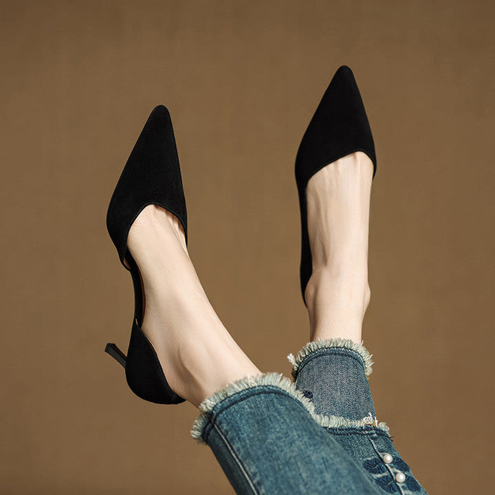 Sophie Genuine Leather Heels