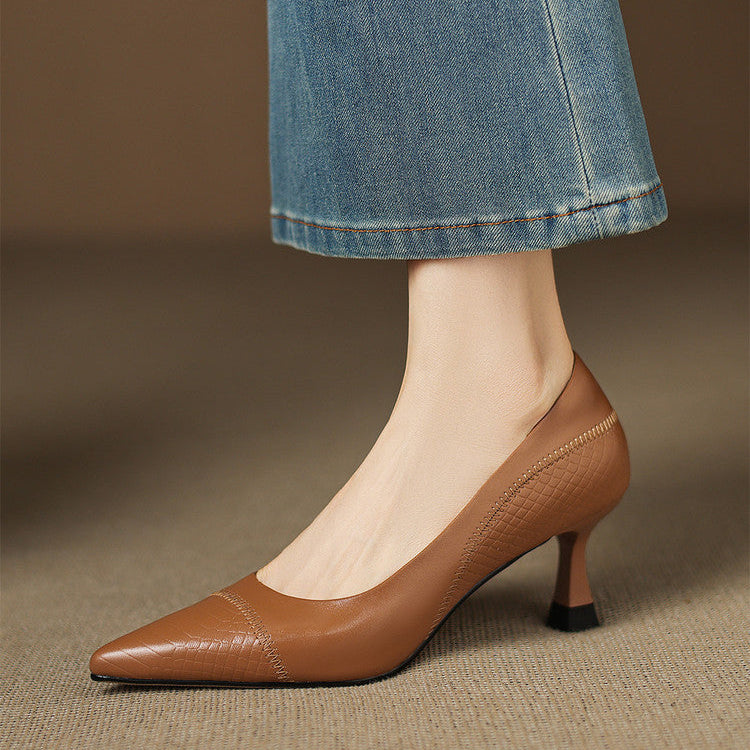 Edah Genuine Leather Heels