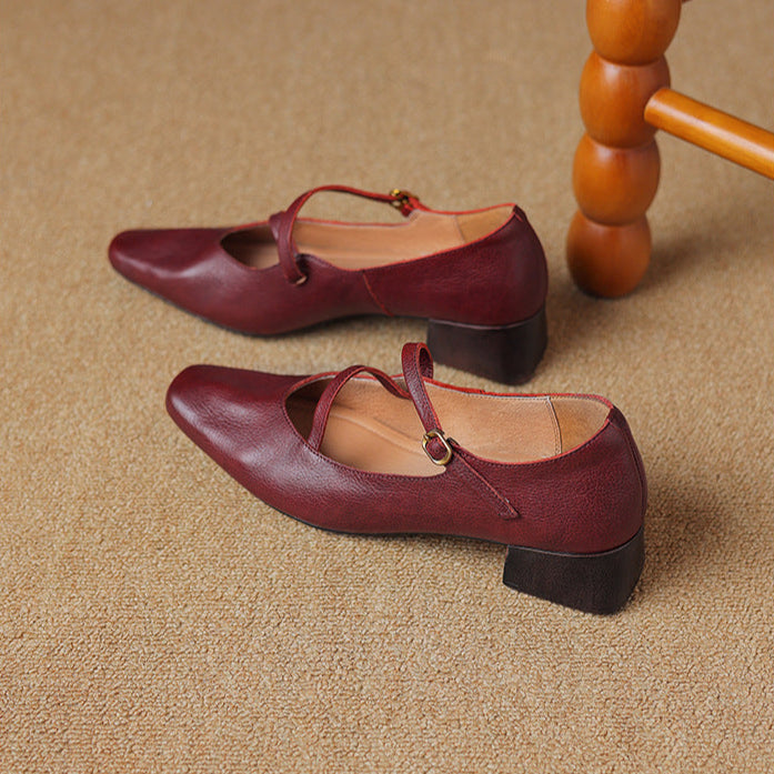 Orida Genuine Leather Heels