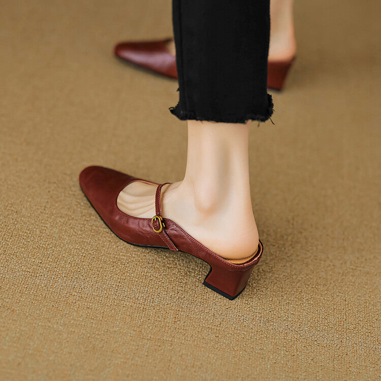 Cressi Genuine Leather Mules