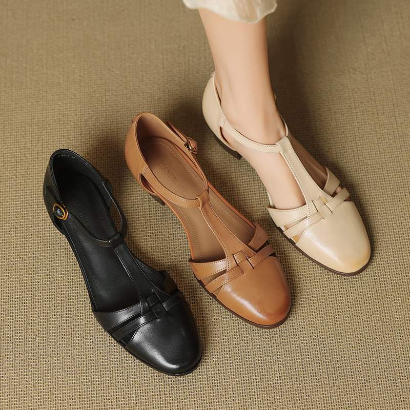 Daria Genuine Leather Flats