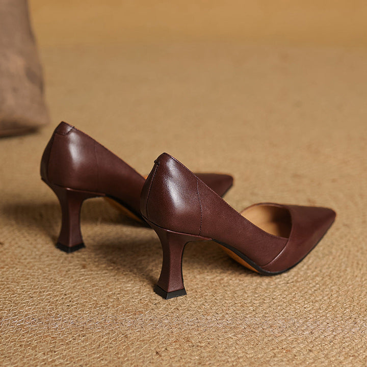 Morae Genuine Leather Heels