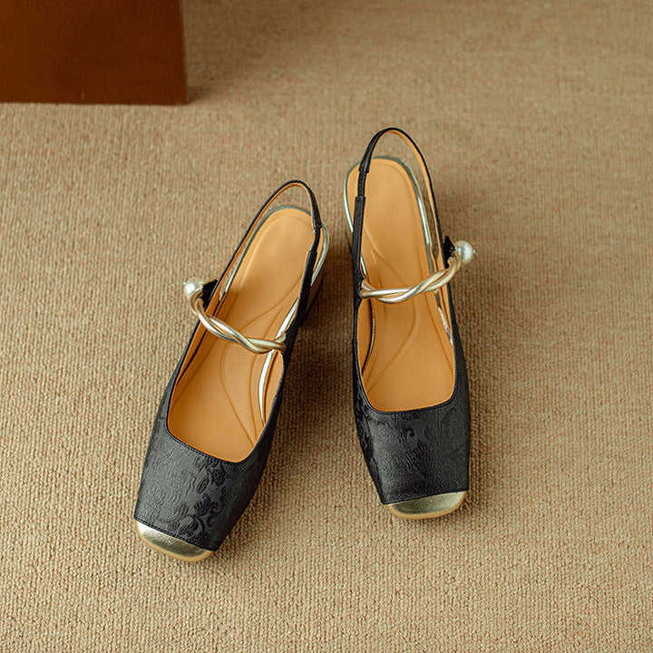 Elysia Leather Heels