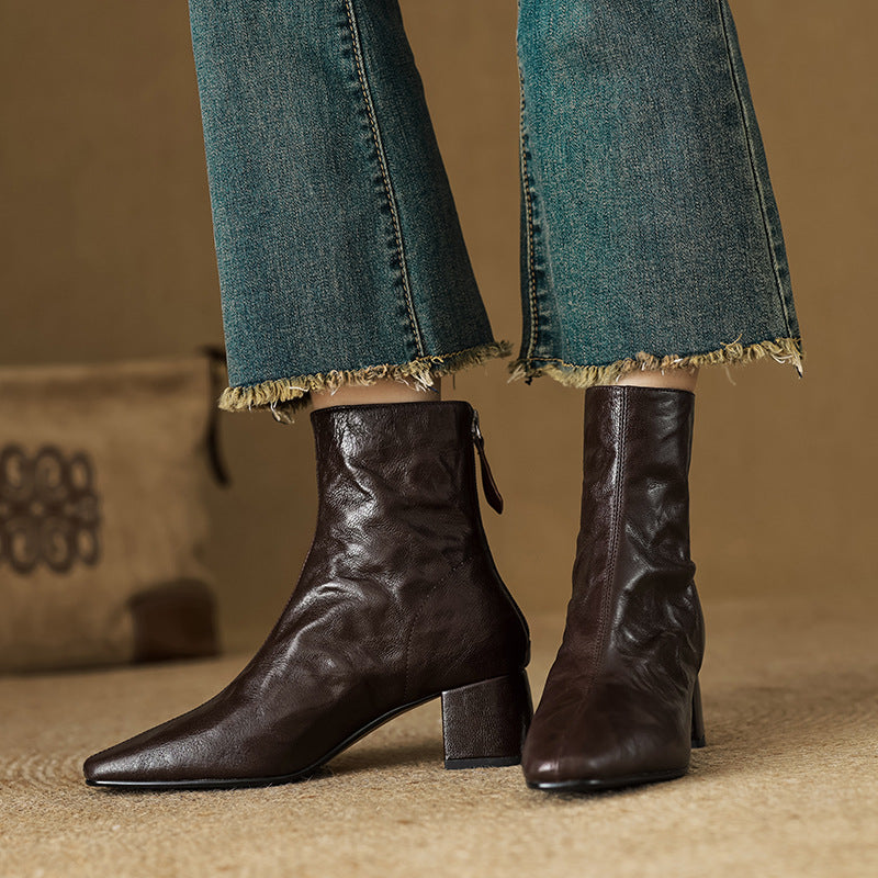 Riona Genuine Leather Boots