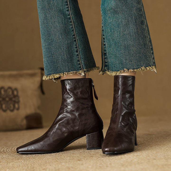 Riona Genuine Leather Boots