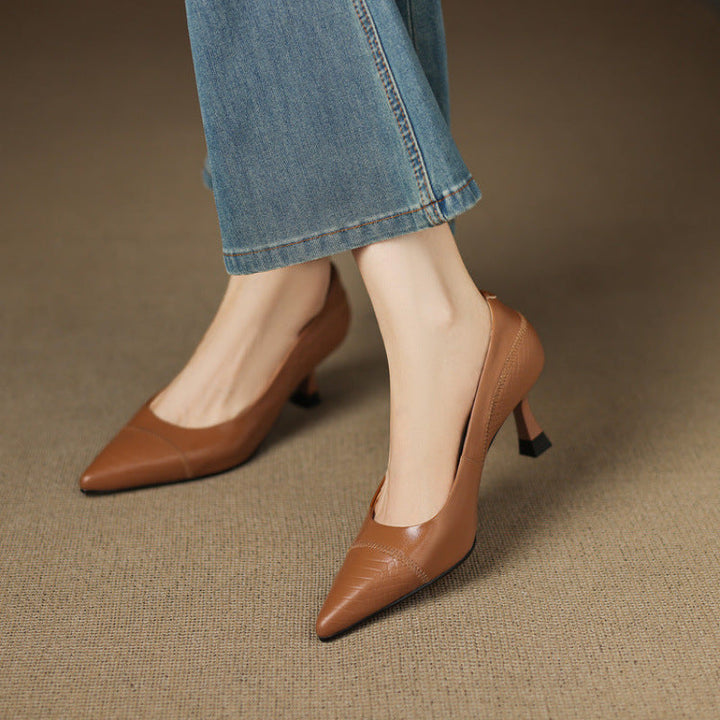 Edah Genuine Leather Heels