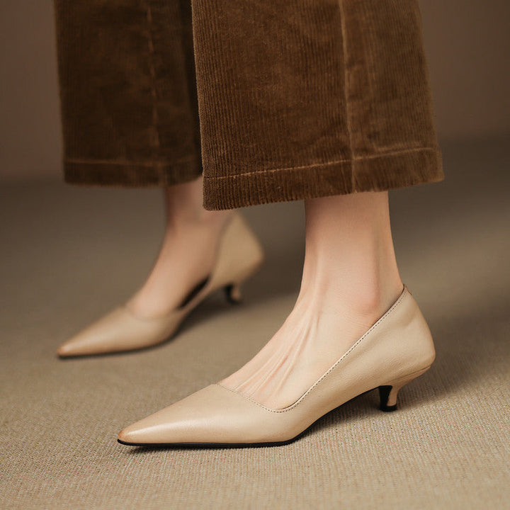 Bianka Genuine Leather Heels