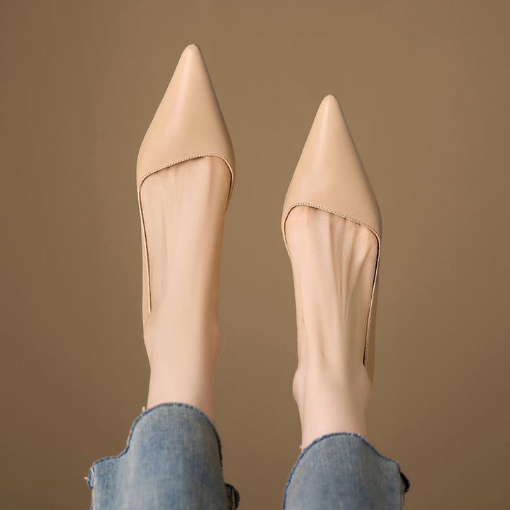 Elyse Genuine Leather Heels