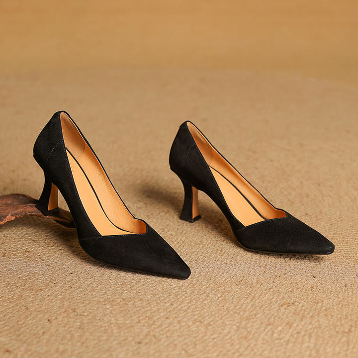 Morae Genuine Leather Heels