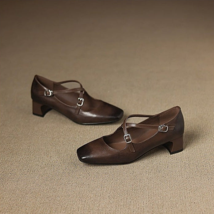 Ketra Genuine Leather Heels