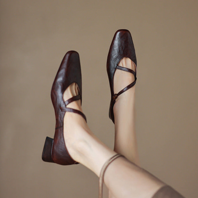 Orida Genuine Leather Heels