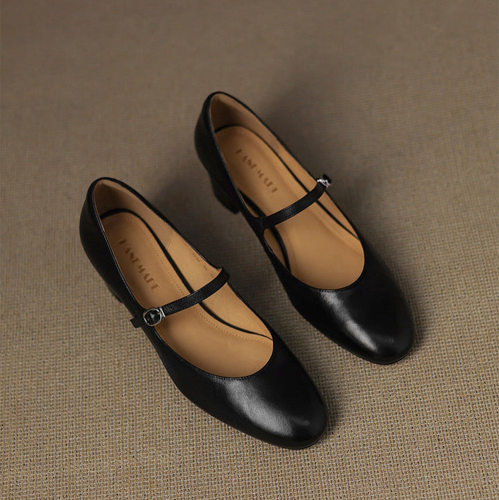 Cyra Genuine Leather Pumps