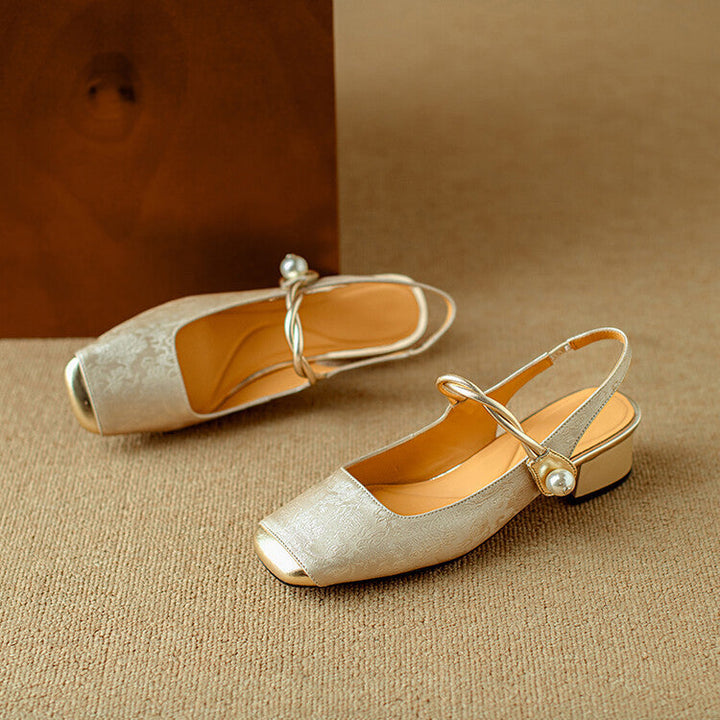 Elysia Leather Heels