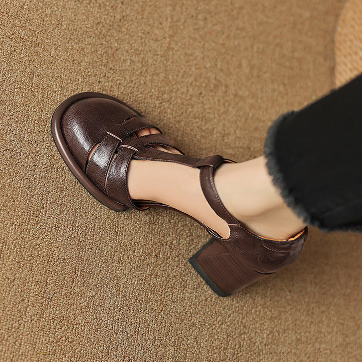 Kate Genuine Leather Heels