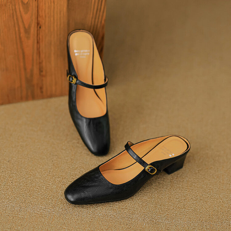 Cressi Genuine Leather Mules