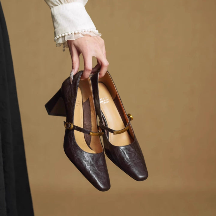 Seriba Genuine Leather Heel