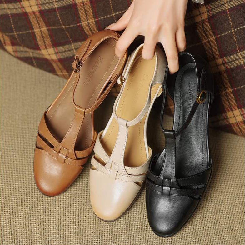 Daria Genuine Leather Flats