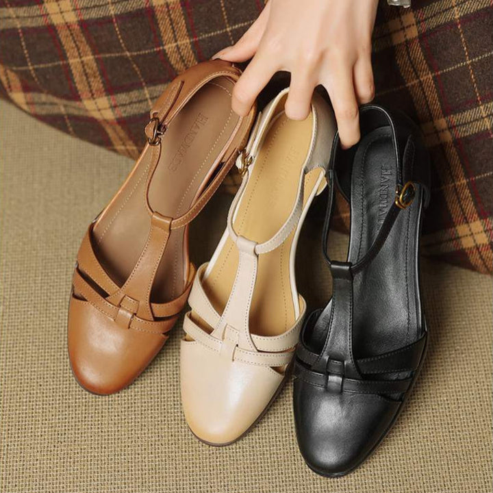 Daria Genuine Leather Flats