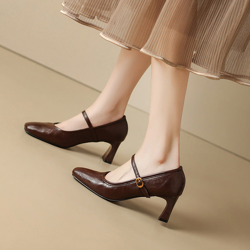 Santoni Leather Heels