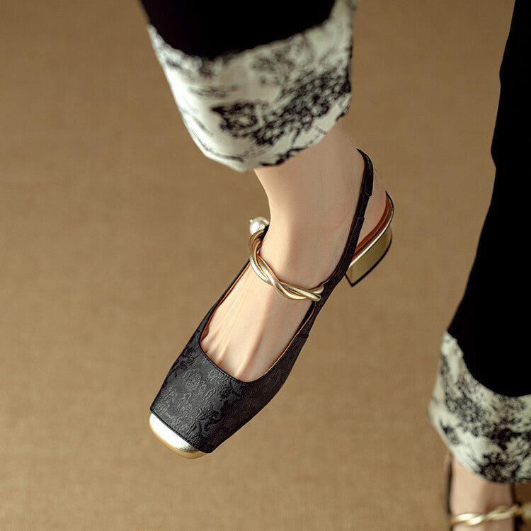 Elysia Leather Heels