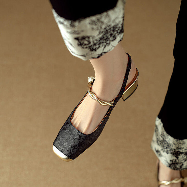 Elysia Leather Heels