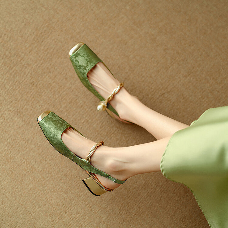 Elysia Leather Heels