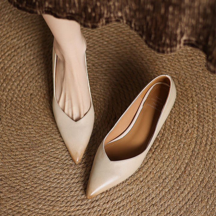 Loxey Genuine Leather Heels