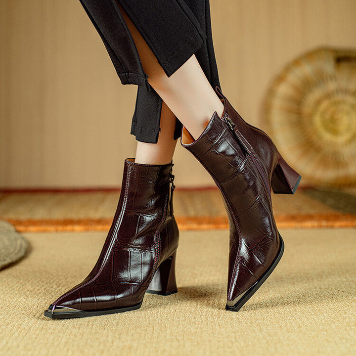Zyina Genuine Leather Boots