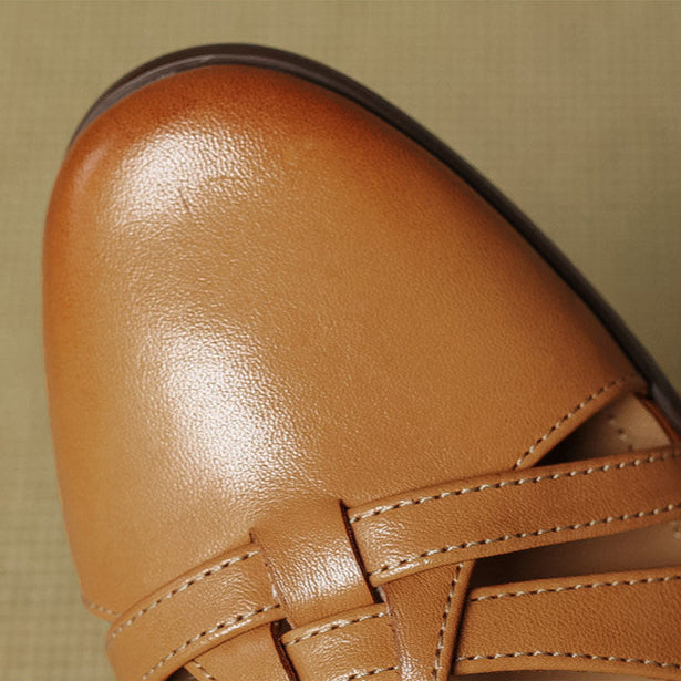 Daria Genuine Leather Flats