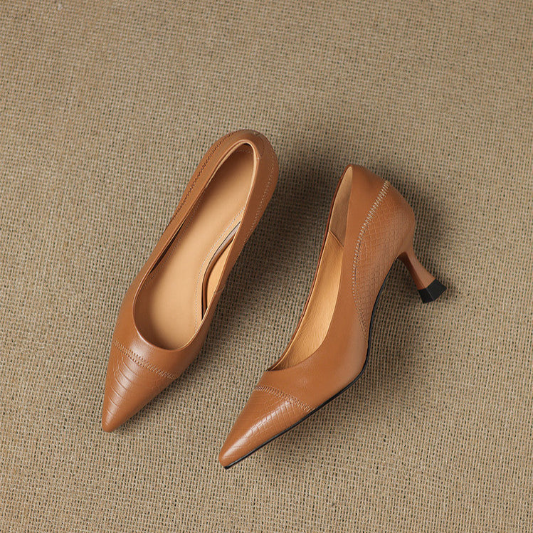 Edah Genuine Leather Heels