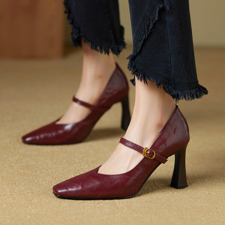 Lorel Genuine Leather Heels