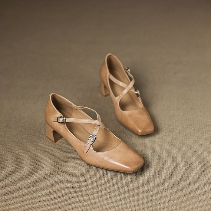 Ketra Genuine Leather Heels