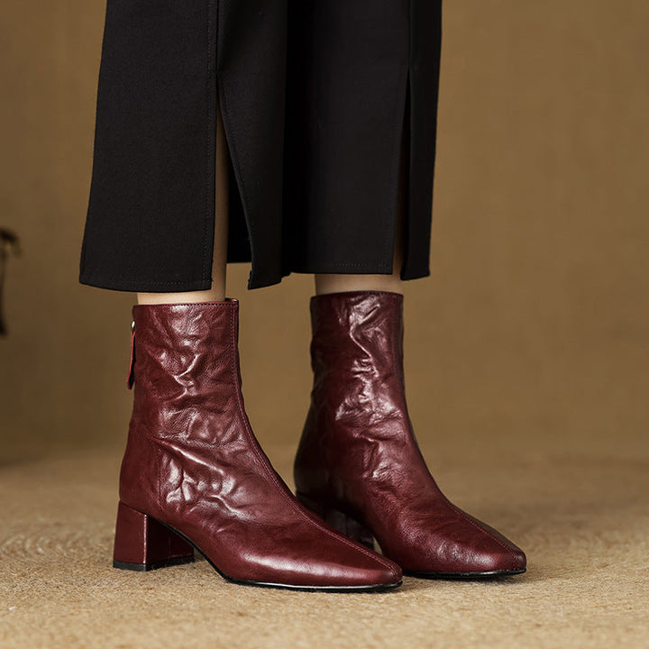 Riona Genuine Leather Boots