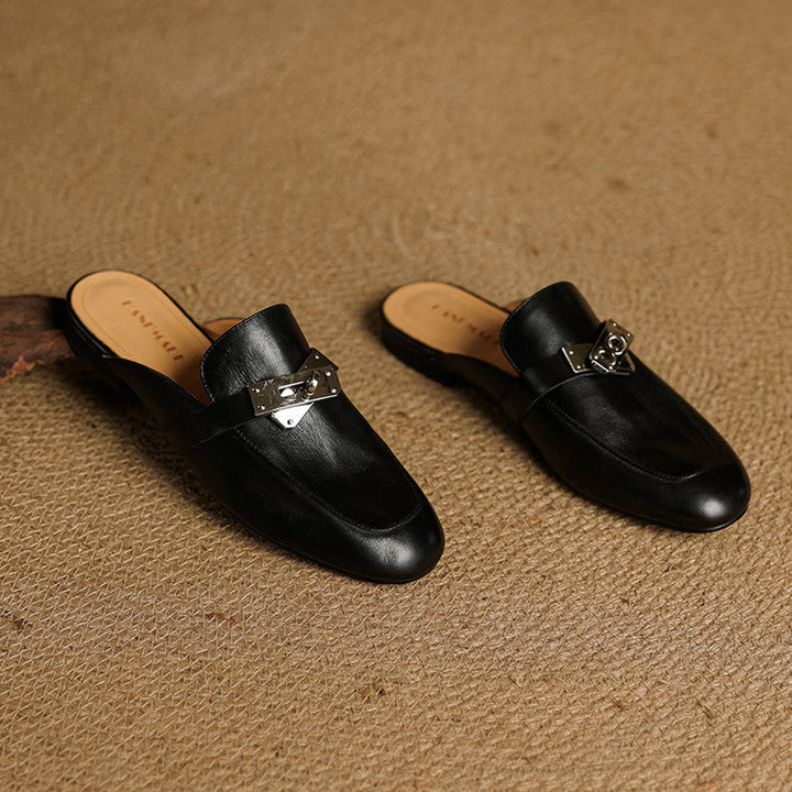 Dessa Genuine Leather Mules