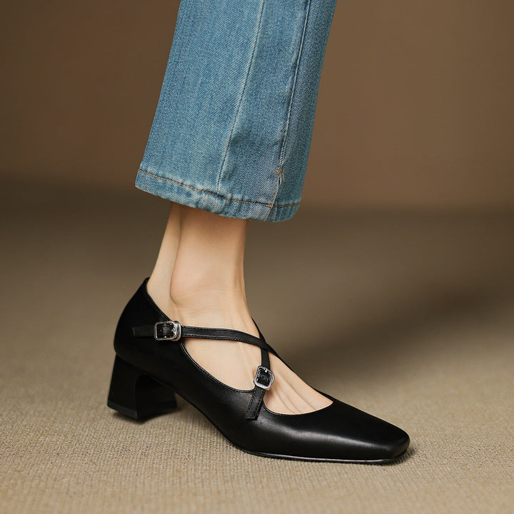 Ketra Genuine Leather Heels